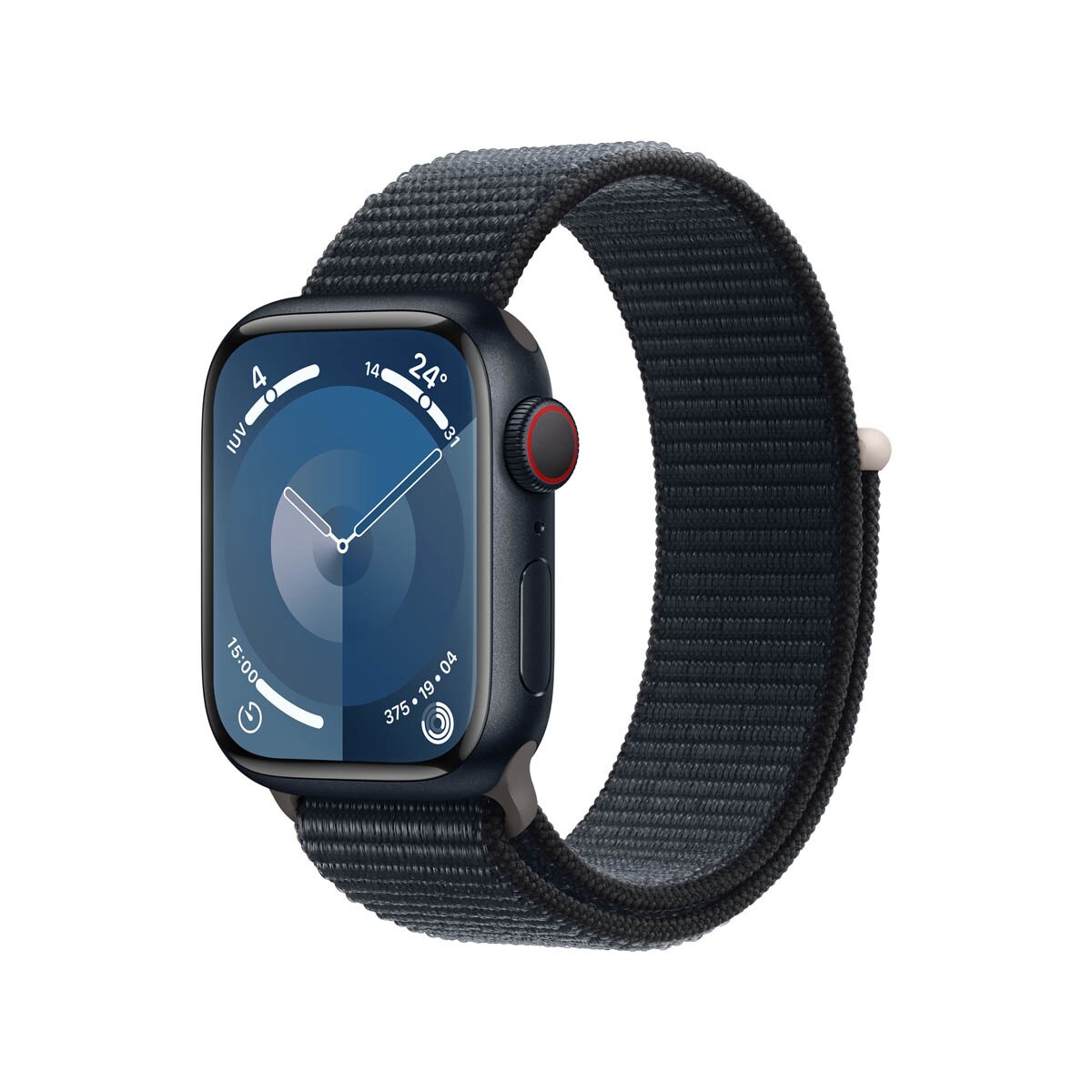 Apple Watch Series 9 GPS + Cellular 41 mm aluminium minuit avec bracelet minuit Sport Loop