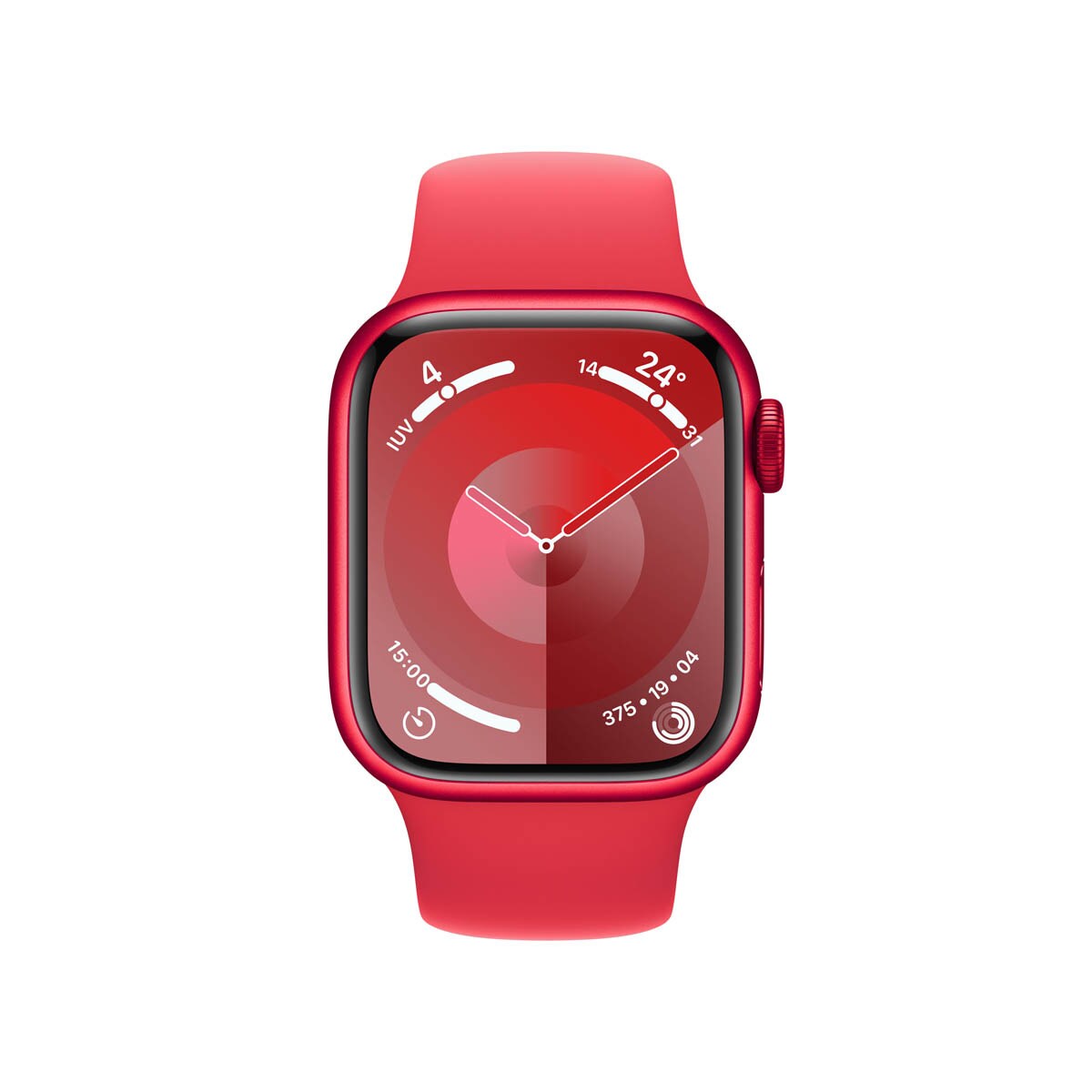 Apple Watch Series 9 GPS 41 mm Alumínio (PRODUCT)RED com bracelete (PRODUCT)RED M/L (PRODUCT)RED-3