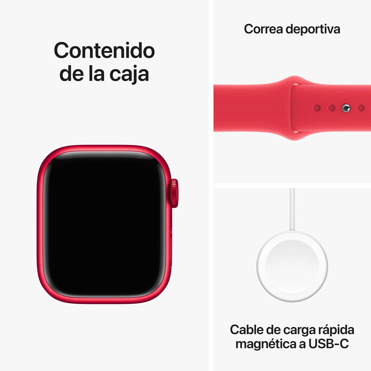Apple Watch Series 9 GPS 41 mm Alumínio (PRODUCT)RED com bracelete (PRODUCT)RED M/L (PRODUCT)RED-11