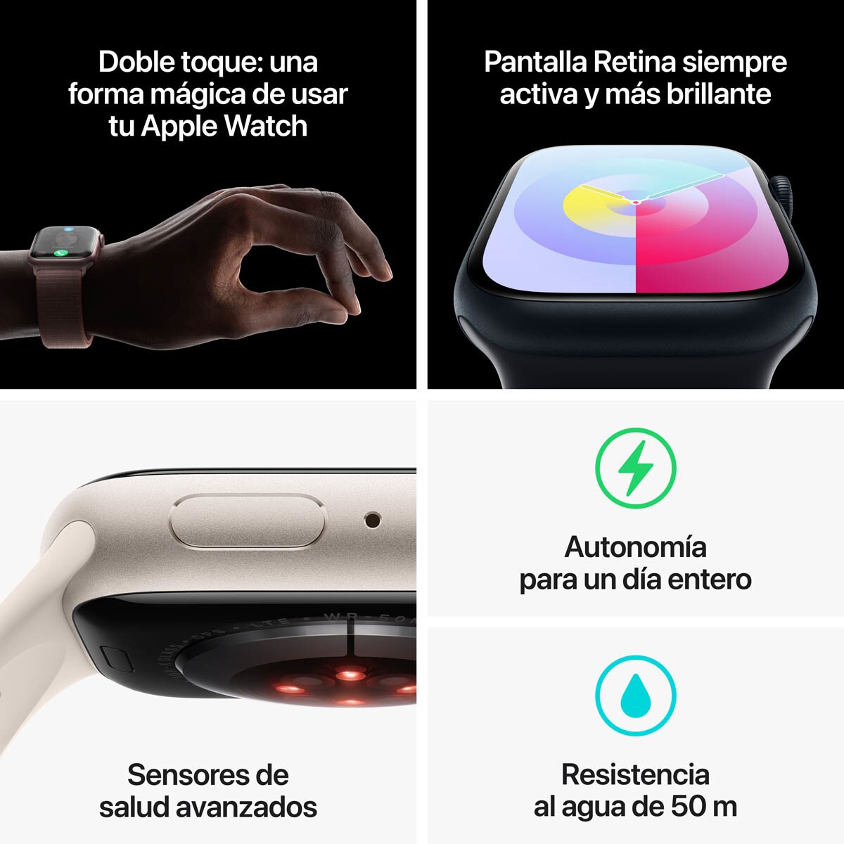Apple Watch Series 9 GPS 41 mm Alumínio (PRODUCT)RED com bracelete (PRODUCT)RED M/L (PRODUCT)RED-10