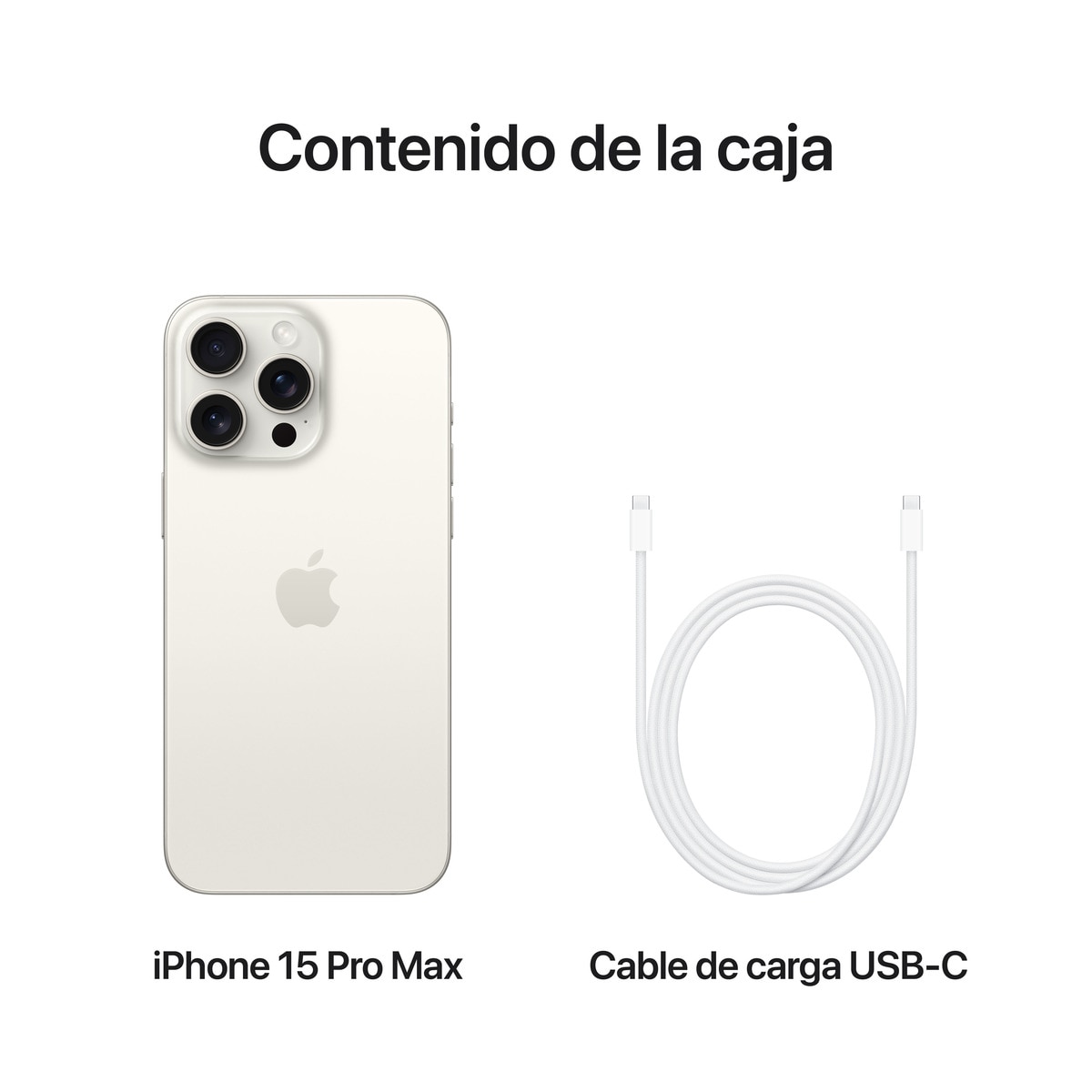 Apple iPhone 15 Pro Max Branco/Titânio-10