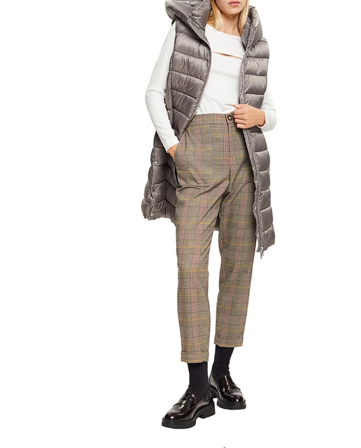 Imagen 0 de Chaleco largo de mujer acolchado con capucha