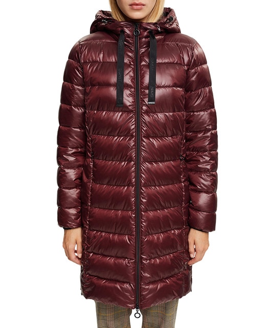 Imagen 0 de Abrigo largo de mujer ultraligero capucha