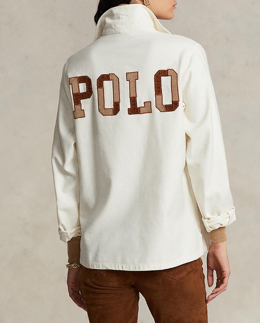 Imagen 0 de Camisa de mujer de algodón con bolsillos con solapas.