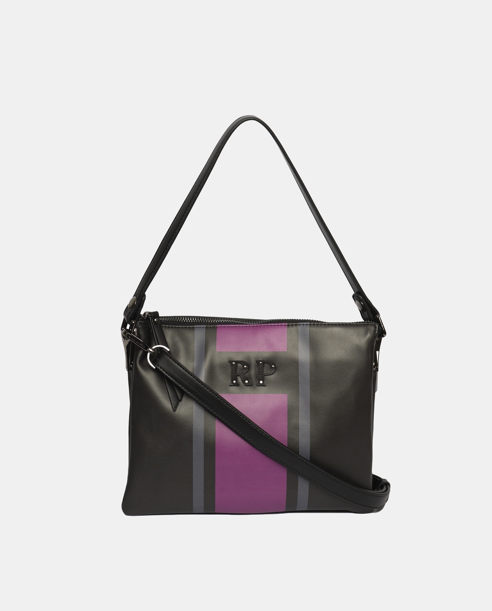 Sac à bandoulière avec les initiales en métal