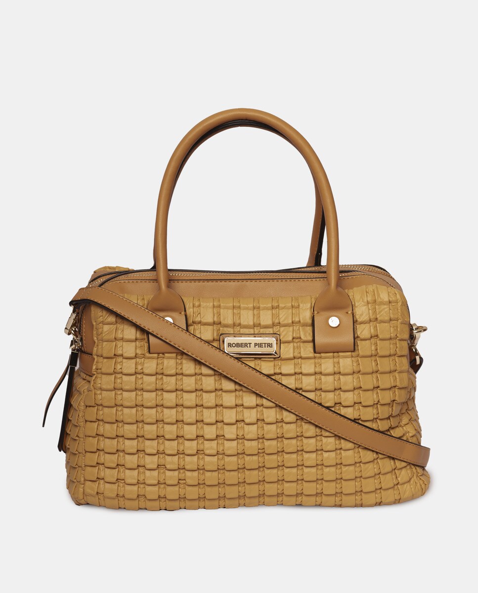 Sac bowling plissé zippé