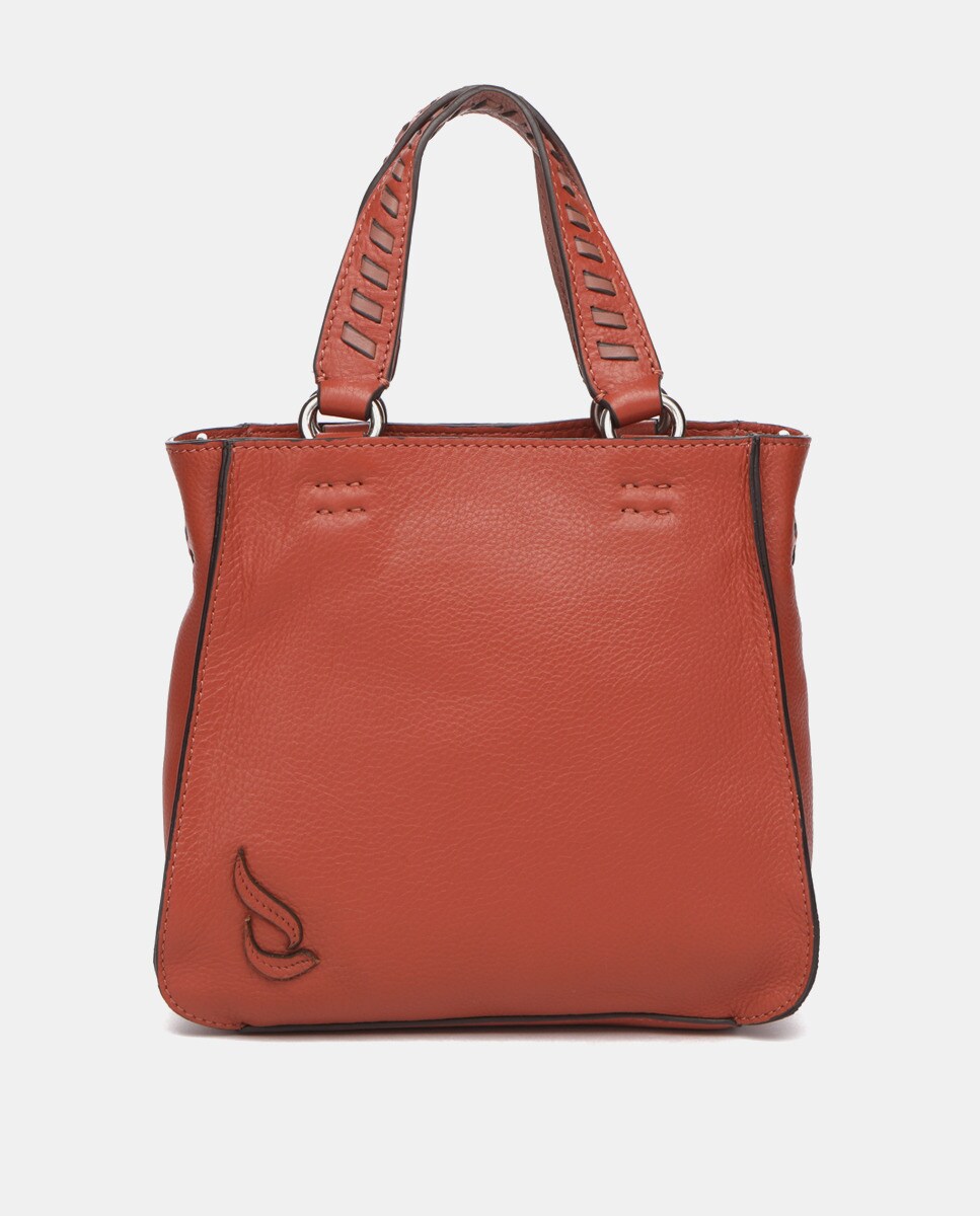 Petit sac à main avec bandoulière amovible contrastante