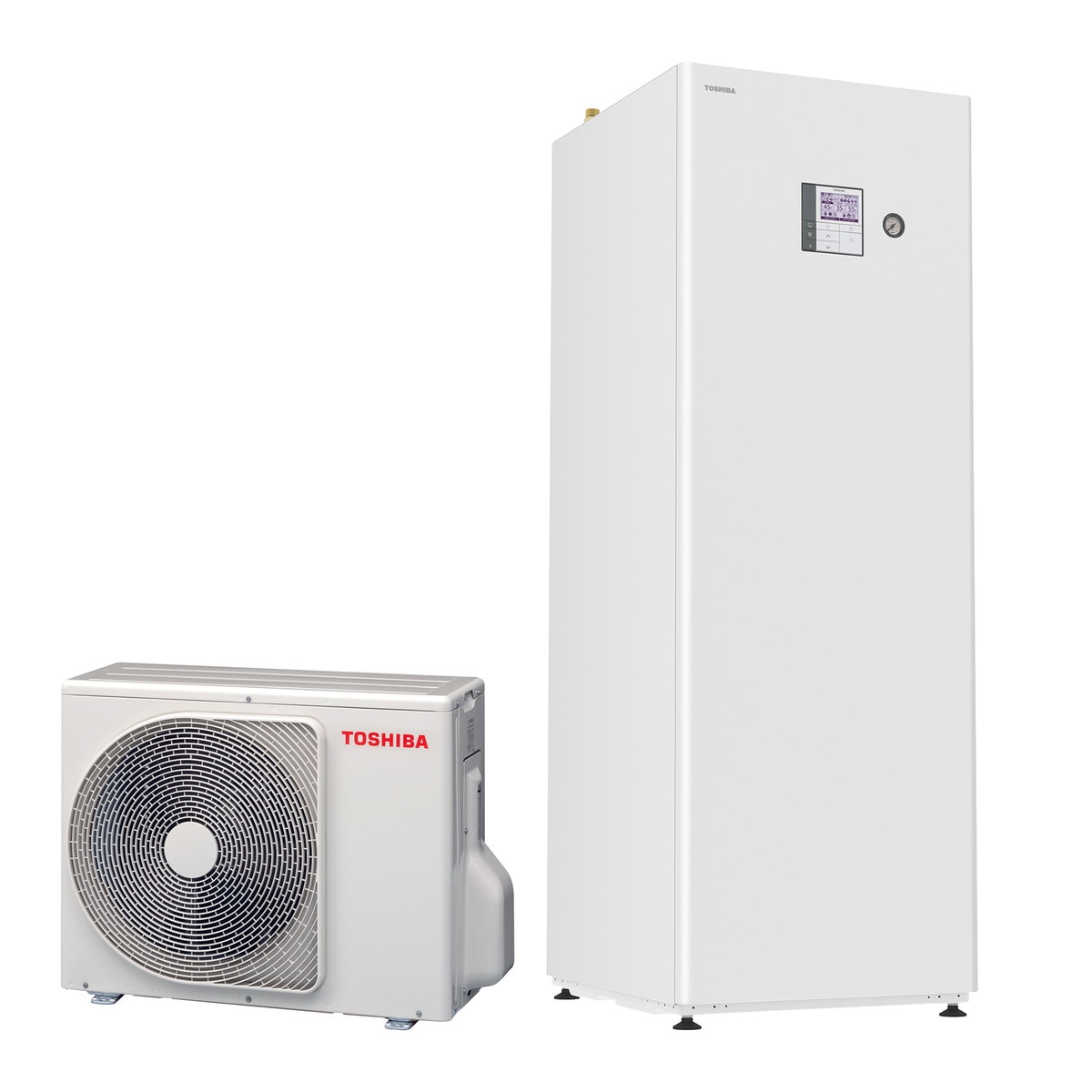 Aerotermia Toshiba 210 litros - All-in-One Mini 55 Blanco-1