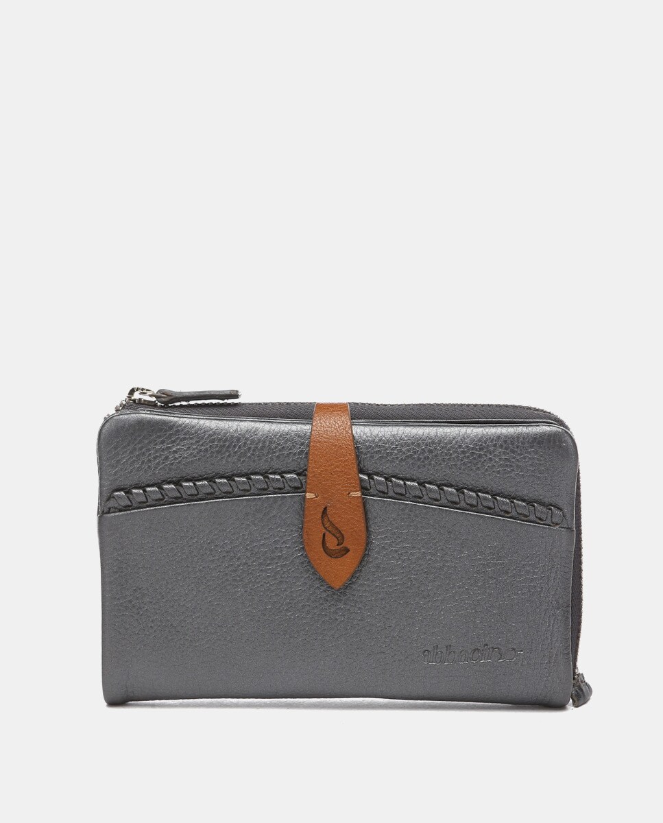 Pochette moyenne avec logo et détails gravés