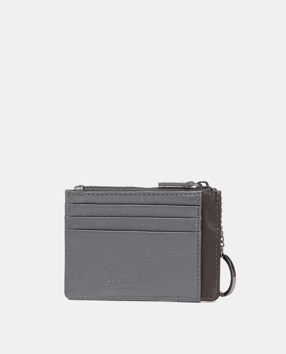 Portecartes avec logo ajouré et portemonnaie