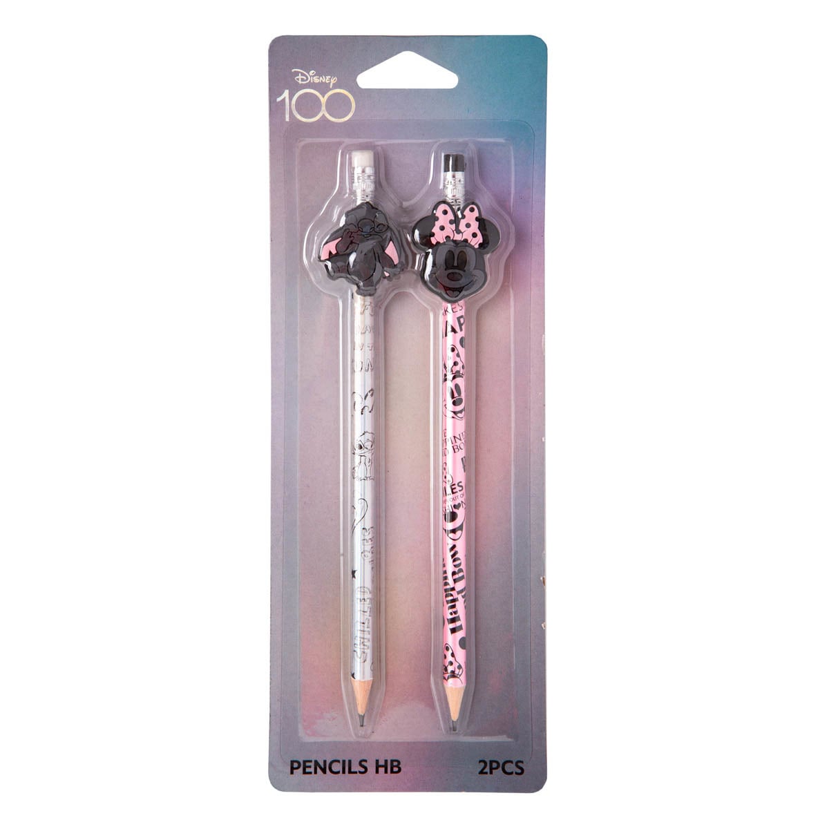 Lapiceros HB con goma Disney 100 Coolpack Multicolor-1
