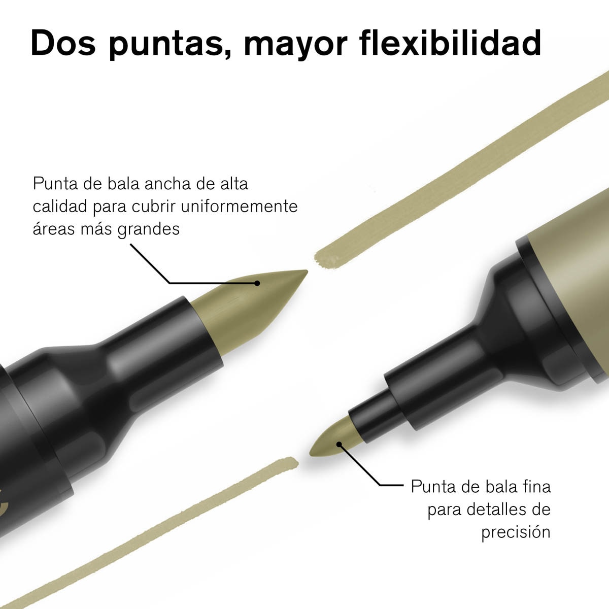 Set 6 Rotuladores Metalic Marker Winsor&Newton 3
