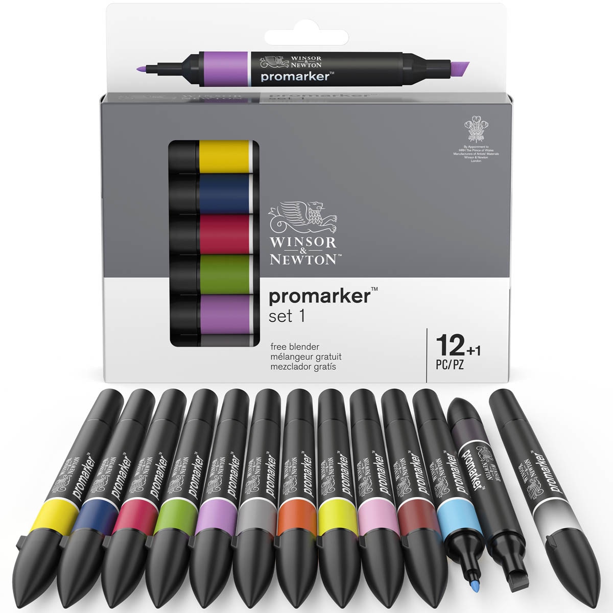 Set 12 Rotuladores Promarker Winsor&Newton 10