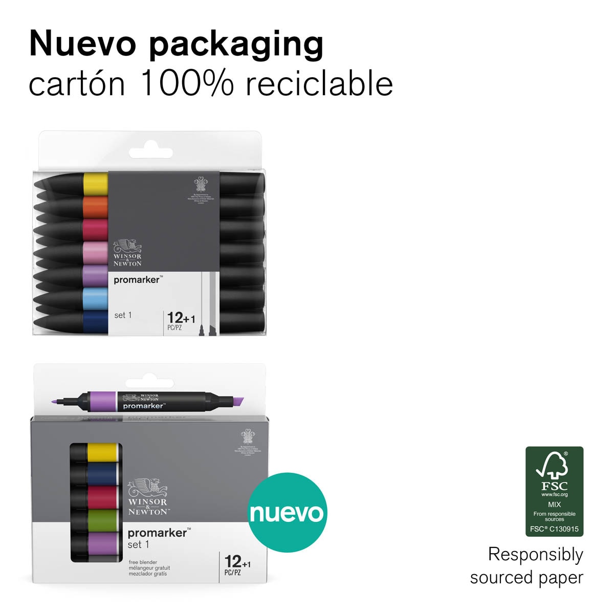 Set 12 Rotuladores Promarker Winsor&Newton 7