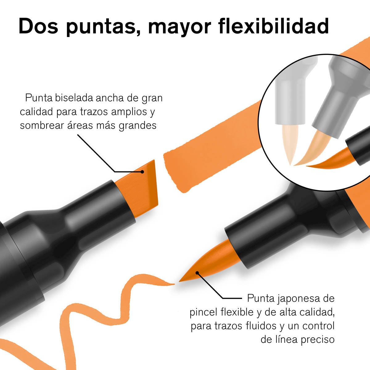 Set 12 Rotuladores Brushmarker Tonos Grises Winsor&Newton 4