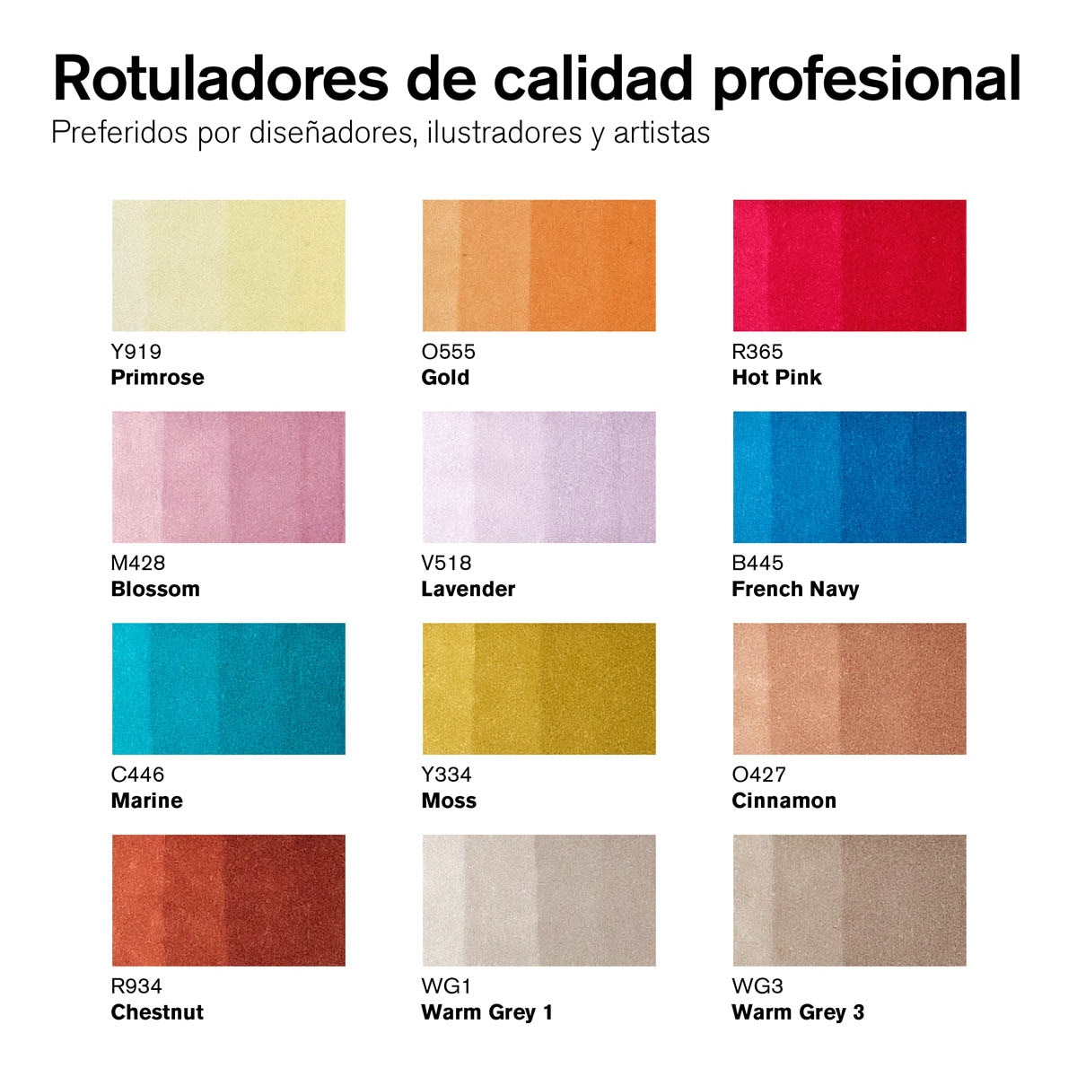 Set 12 Rotuladores Promarker Manga Romance Winsor & Newton Multicolor Multicolor-2