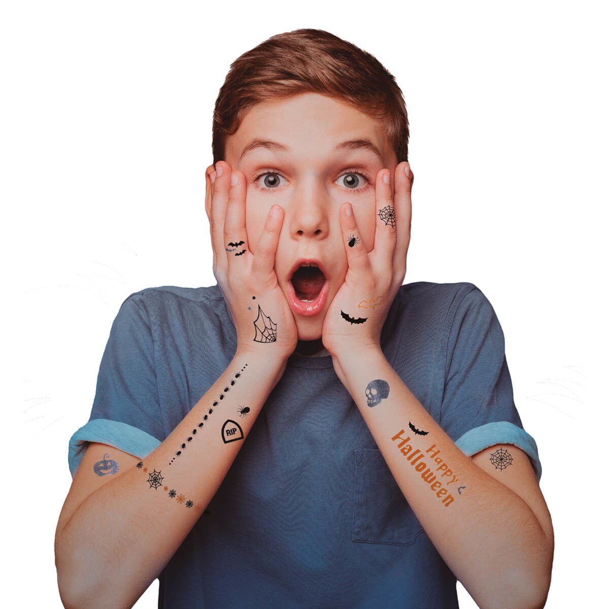 Tatuajes temporales de diseño Halloween Alpino 3