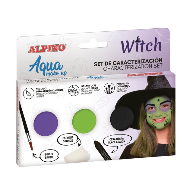 Imagen 0 de Set de caracterización aqua make up bruja Alpino