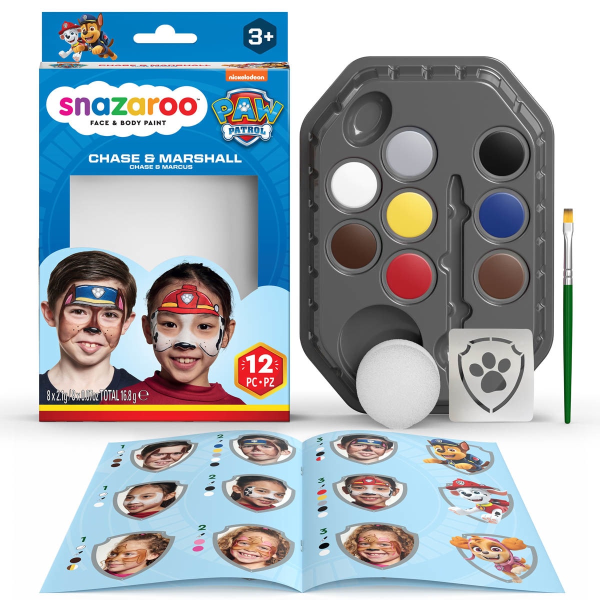 Set maquillaje Paw Patrol Chase&Marshall Snazaroo 1