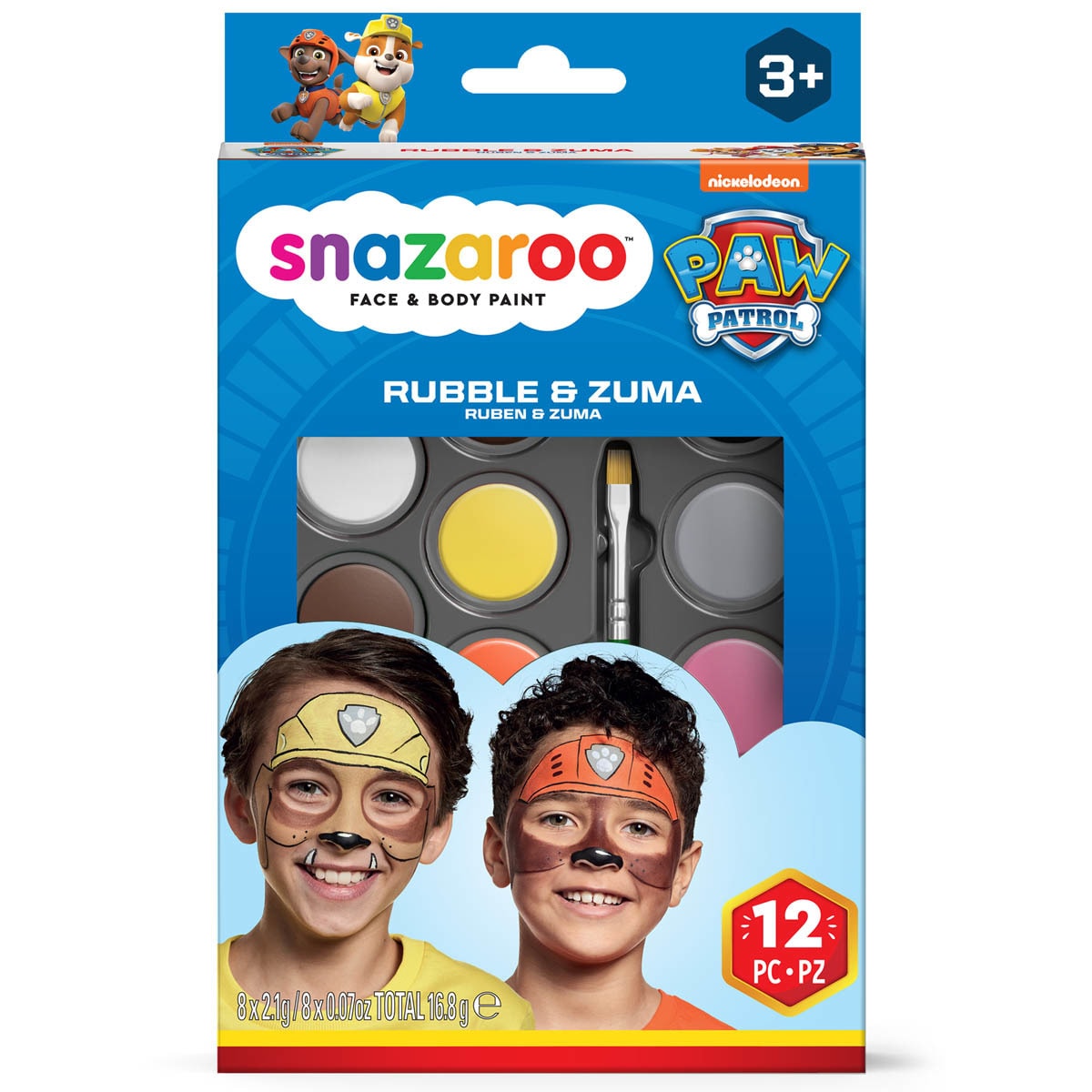 Set maquillaje Paw Patrol Rubble & Zuma Snazaroo 2