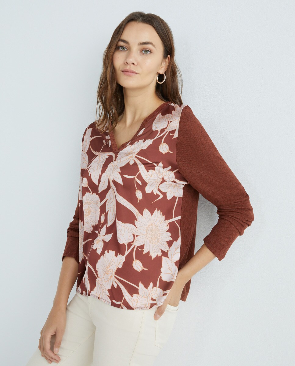 Tshirt imprimé manches longues