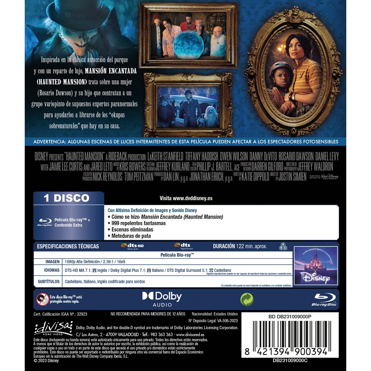Mansión encantada (Haunted mansion) (Blu-Ray) 2