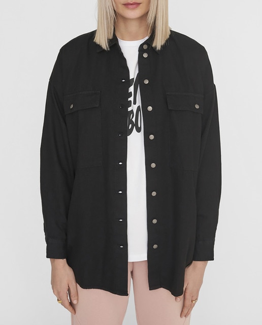 Imagen 0 de Camisa manga larga estilo shacket