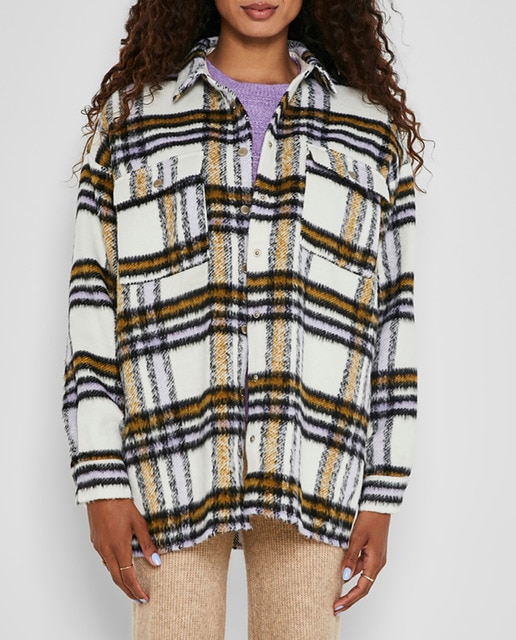 Imagen 0 de Sobrecamisa de manga larga abotonada de mujer