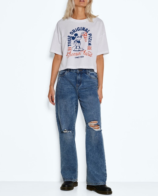 Imagen 0 de Camiseta de mujer manga corta print frontal