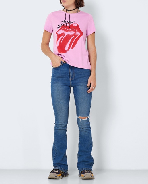 Imagen 0 de Camiseta de mujer manga corta y print frontal