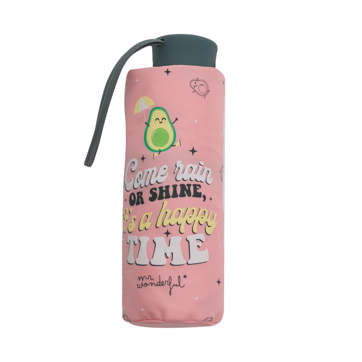 Chapéu de chuva pequeno Mr Wonderful:  Faça chuva ou faça sol, é um momento feliz 1