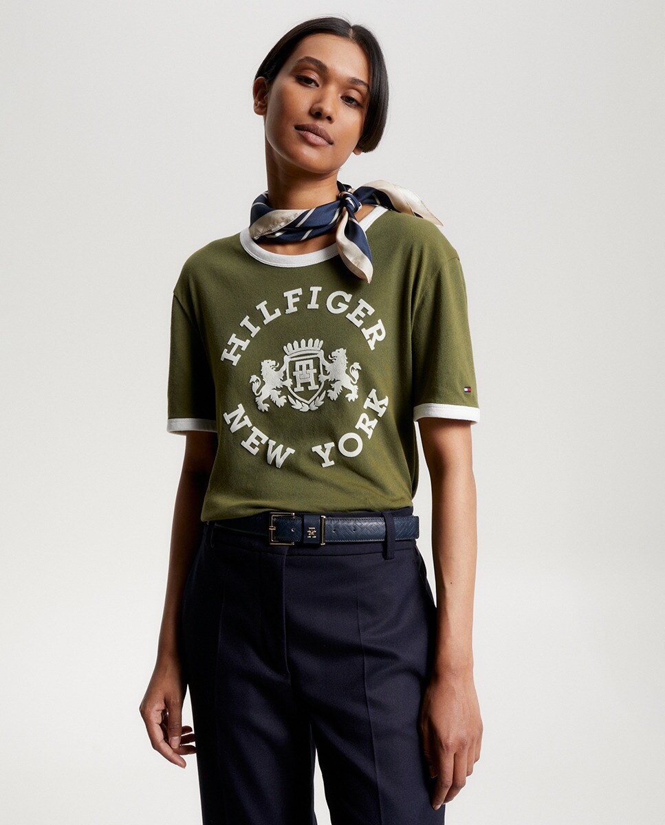 Tshirt à manches courtes et col rond