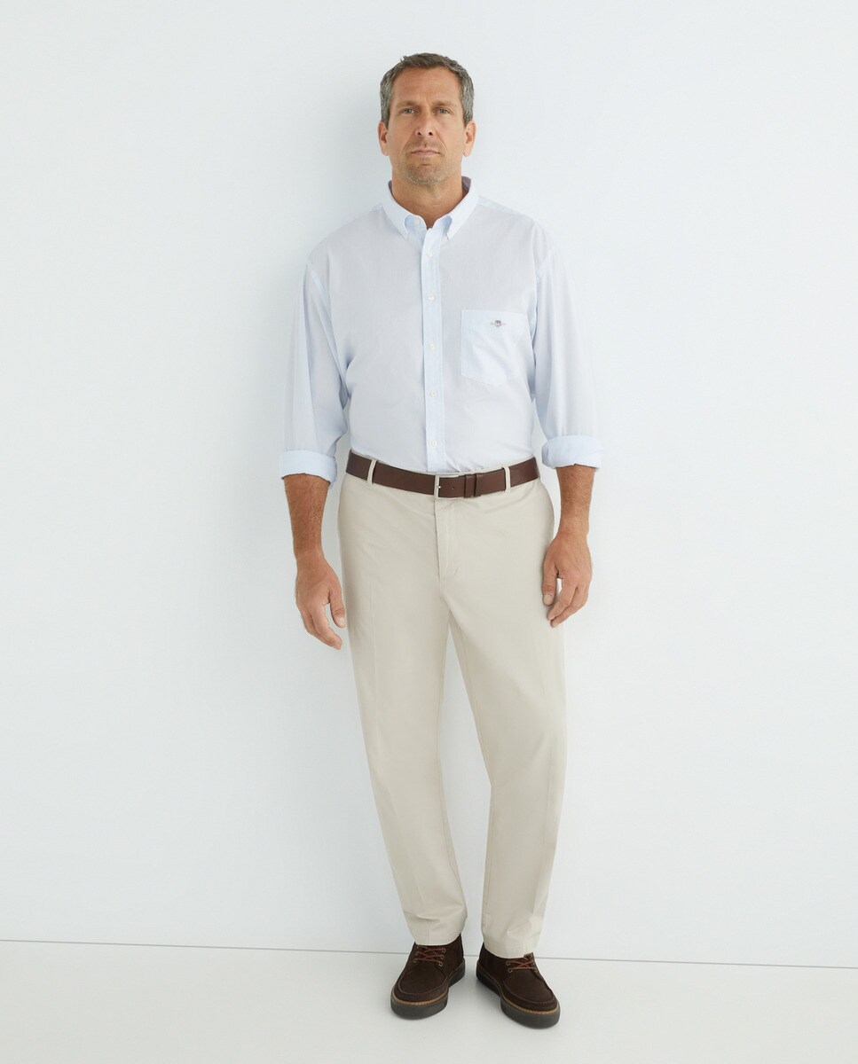 Chemise à fines rayures regular fit