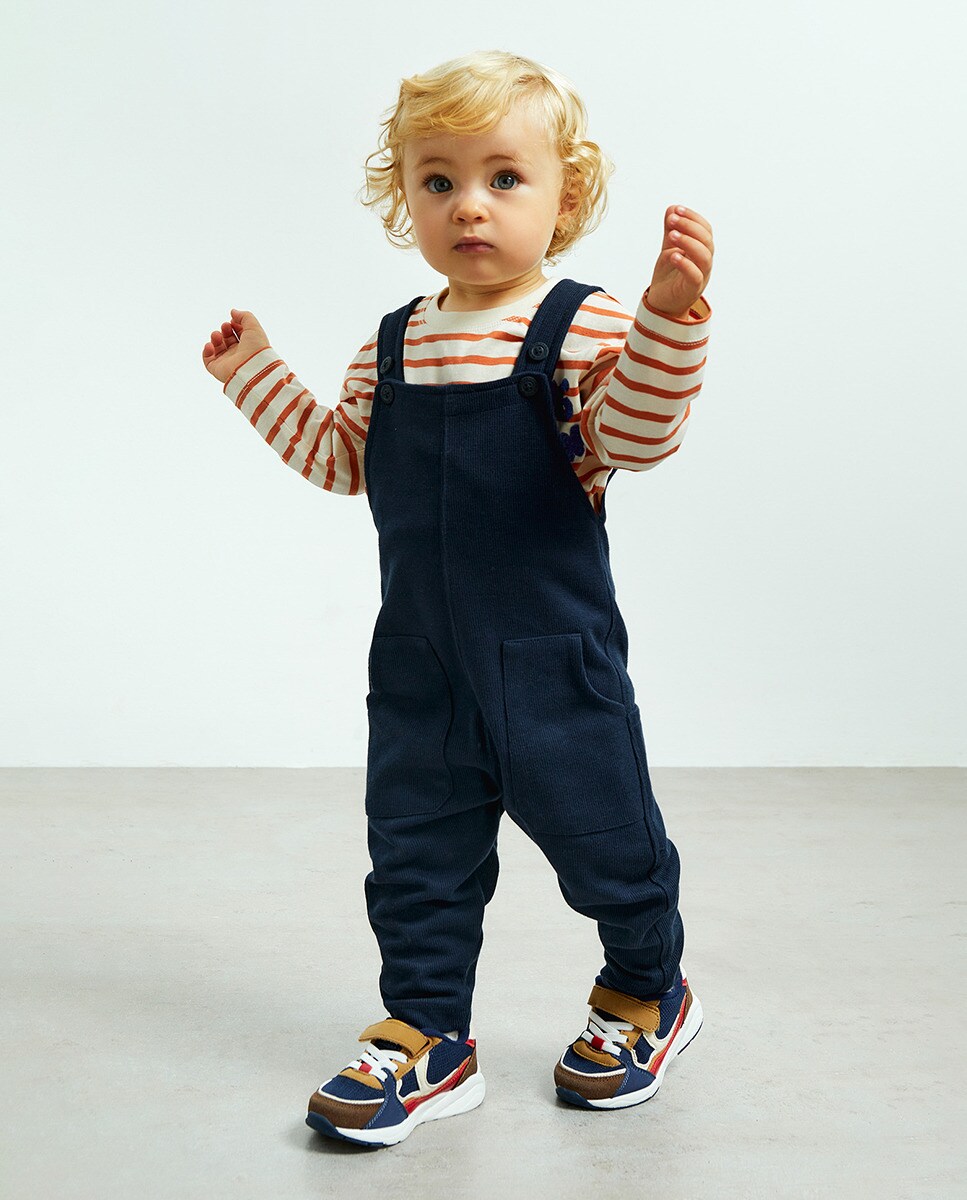 Salopette poches fantaisie