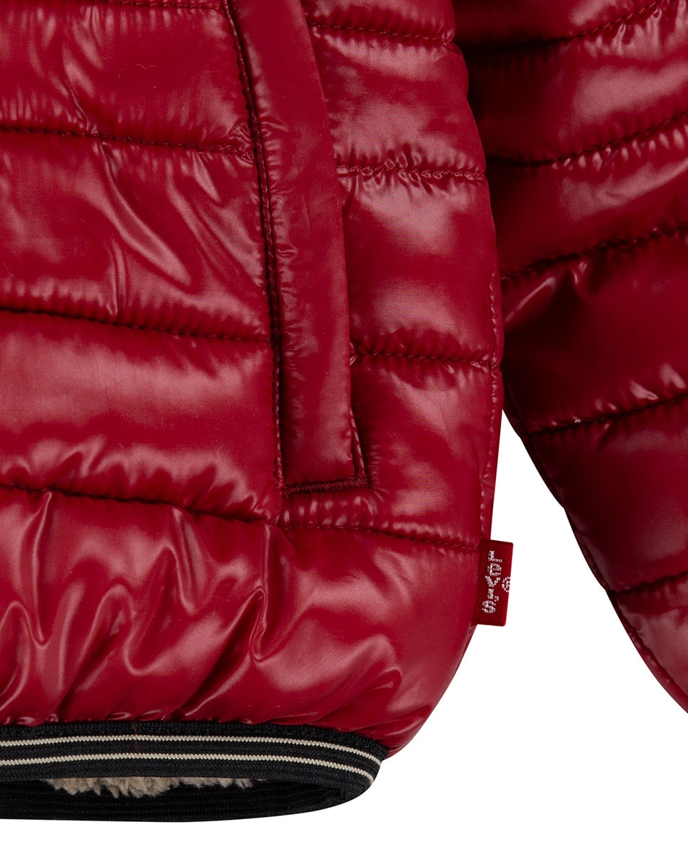Casaco Insuflado de Bebé Vermelho-5