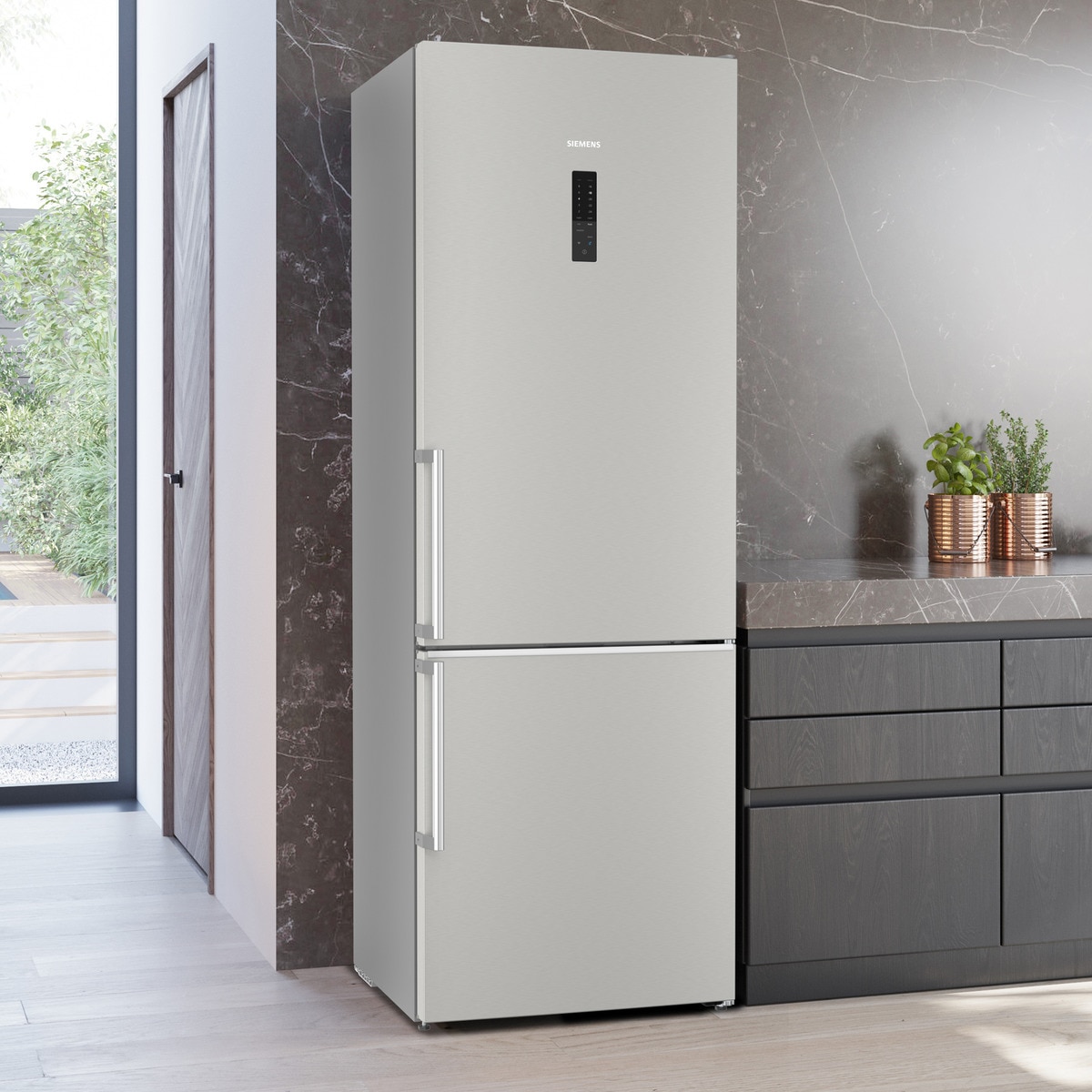 Frigorífico Combinado Siemens iQ500 KG49NAICT No Frost com HyperFresh e de 203 cm - Inox-easyclean Aço inoxidável-12