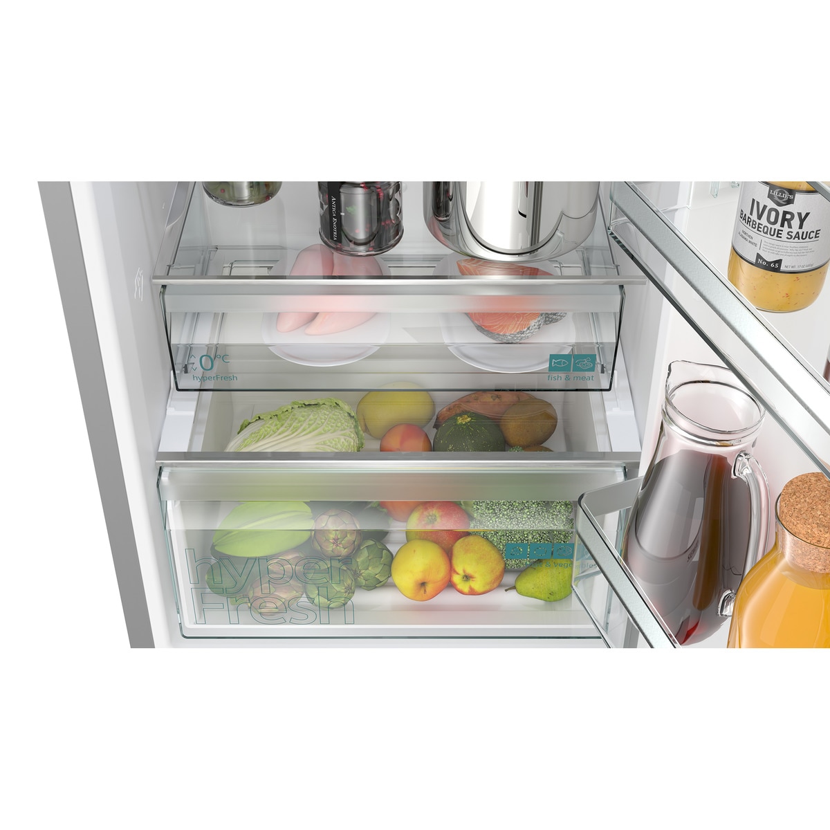 Frigorífico Combinado Siemens iQ300 KG39N2IAF No Frost com hyperFresh de 203 cm - Inox-easyclean Inox-6