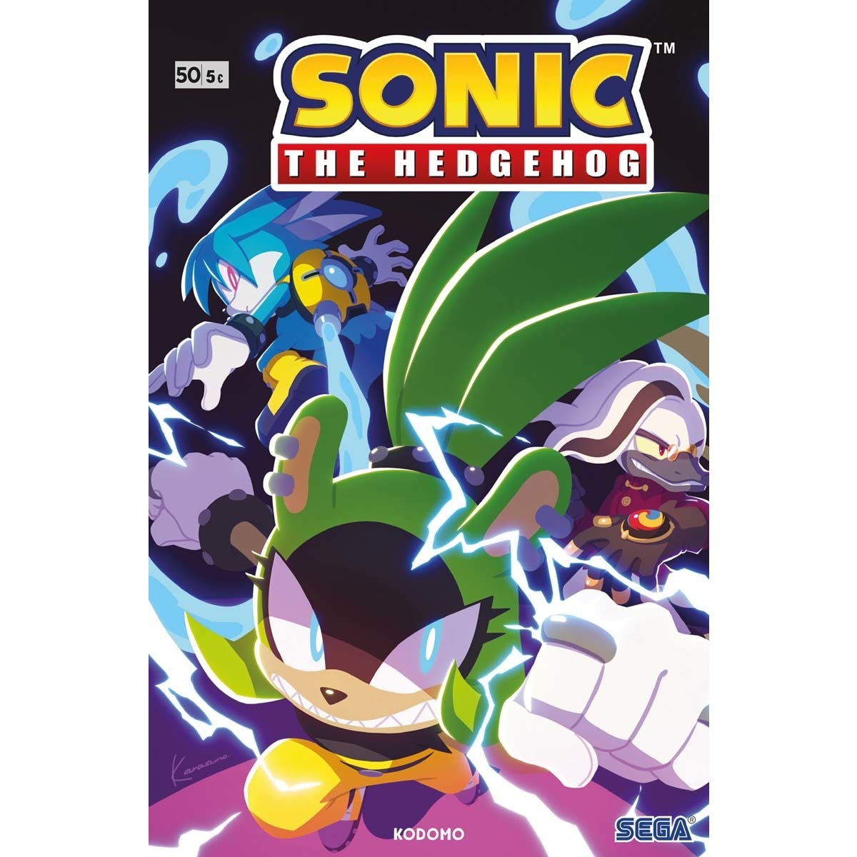 Sonic: The Hedhegog núm. 50 (Capa mole) 1
