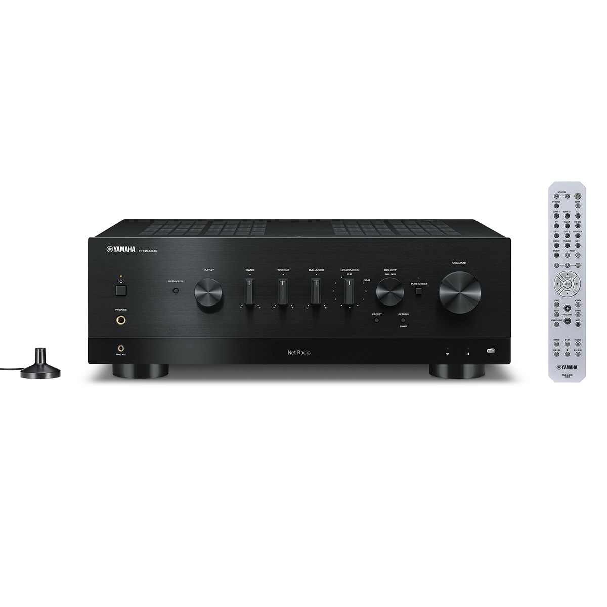 Receptor estéreo en Red Yamaha MusicCast R-N1000 Negro-2