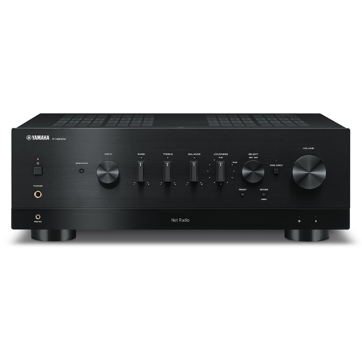 Receptor estéreo en Red Yamaha MusicCast R-N800 negro Negro-1
