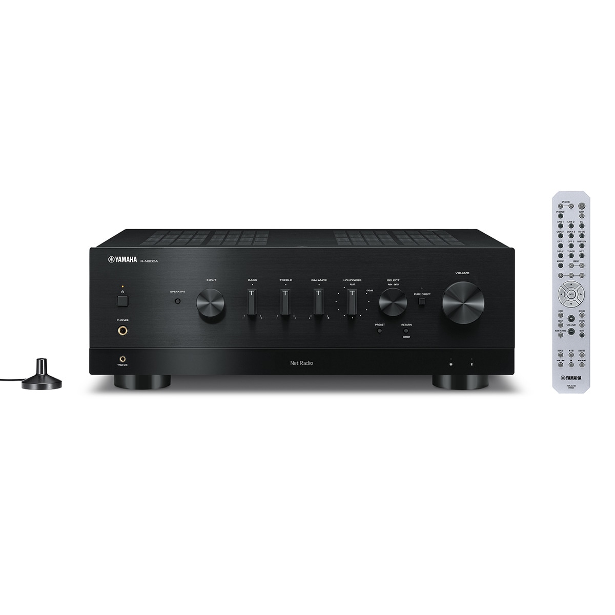 Receptor estéreo en Red Yamaha MusicCast R-N800 negro Negro-2