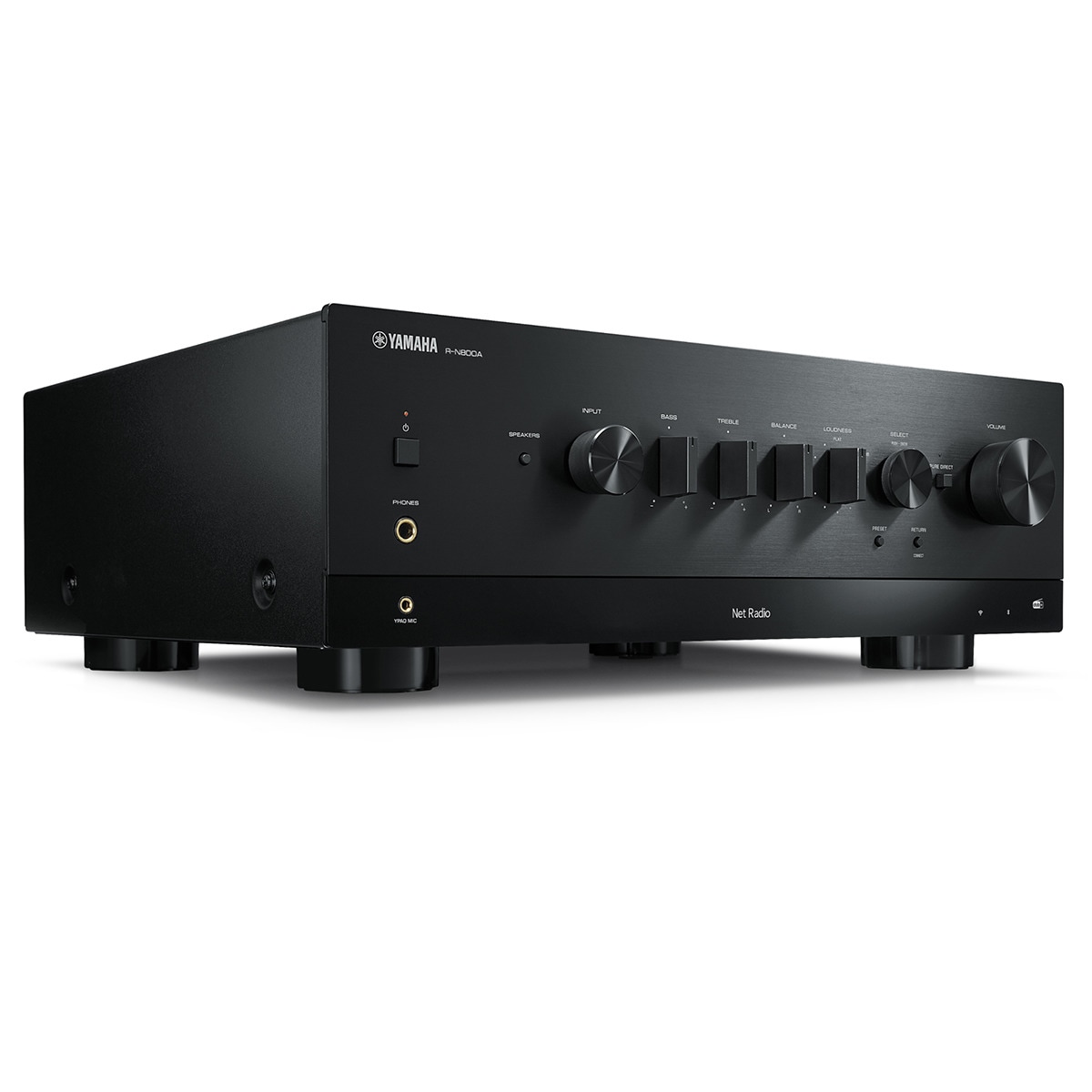 Receptor estéreo en Red Yamaha MusicCast R-N800 negro Negro-3