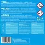 Total whiteness washing machine bleach bottle 2 l