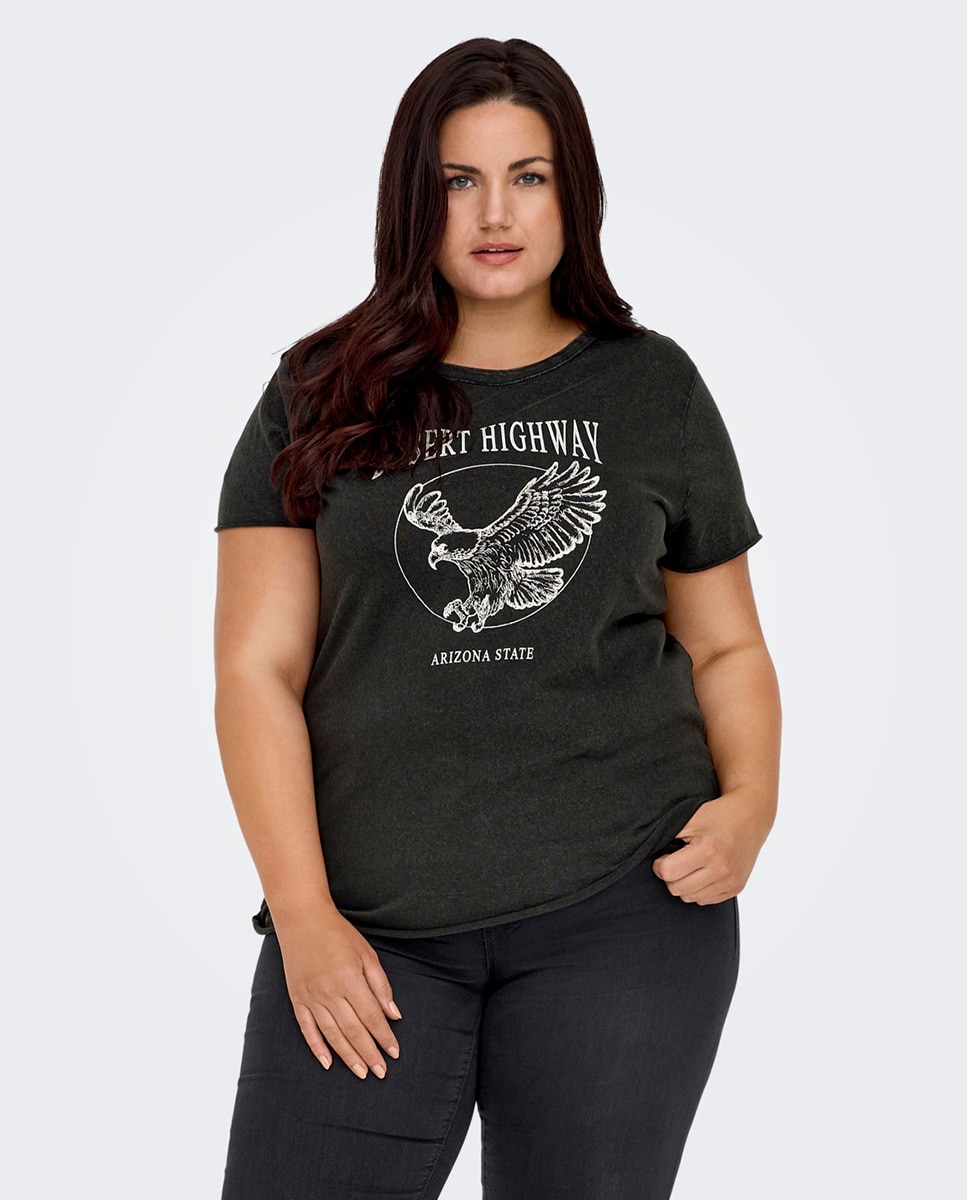 Tshirt avec motif sur le devant