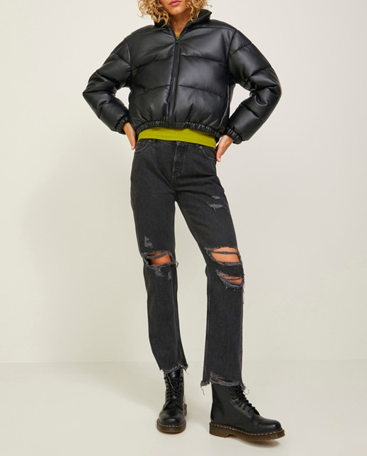 Imagen 0 de Puffer de mujer acolchado efecto piel