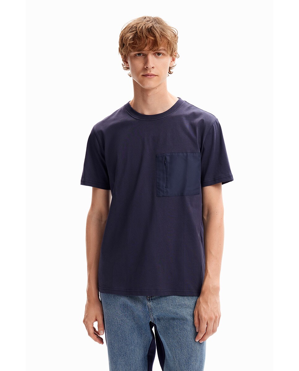 Tshirt uni poche