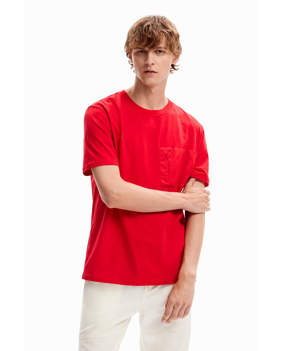 Tshirt uni poche