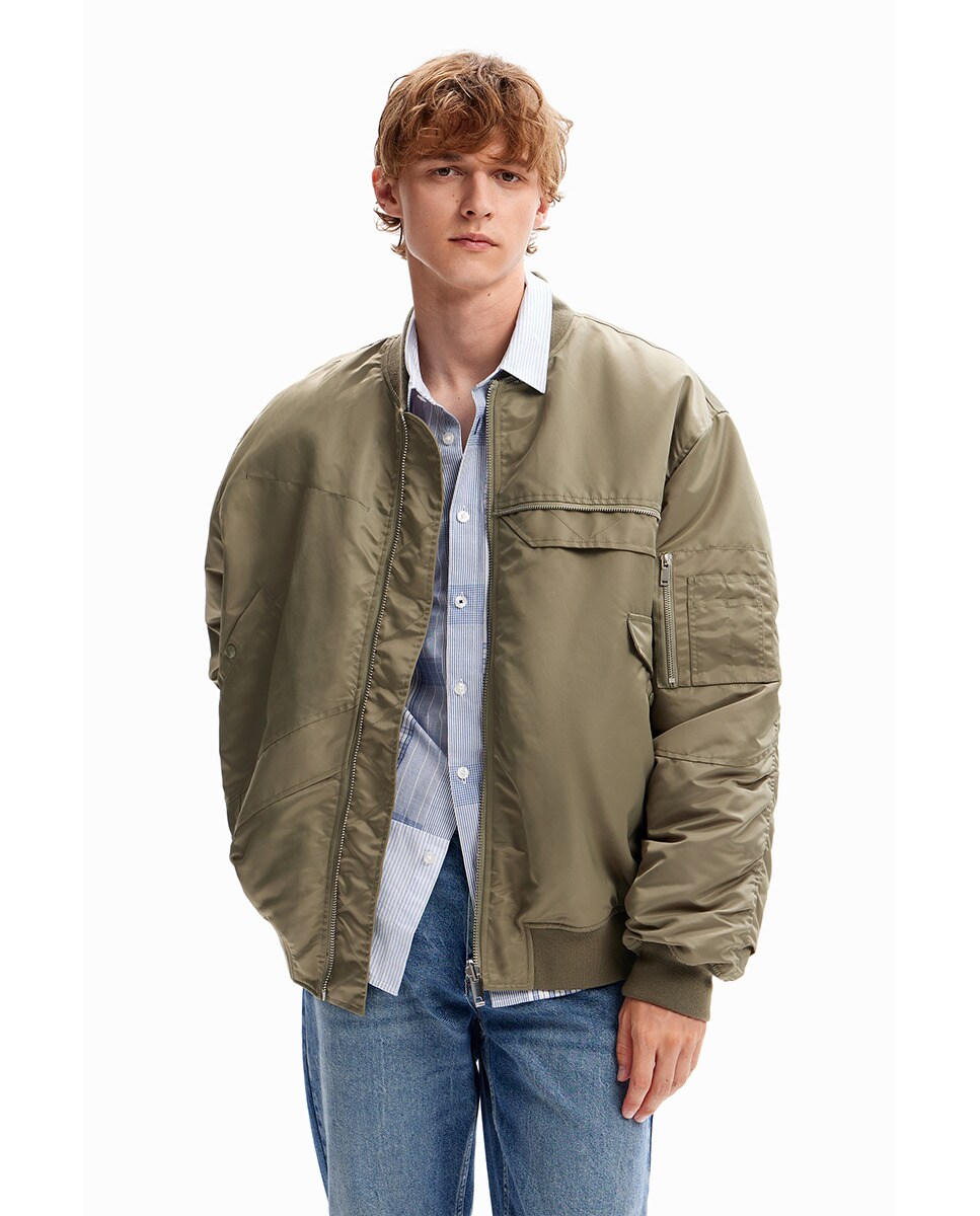 Veste bombers réversible