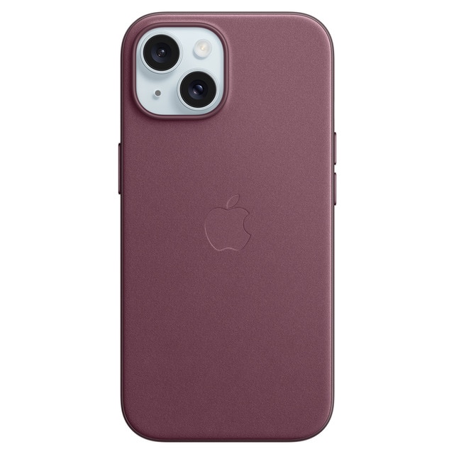 Imagem 0 de Capa APPLE iPhone 15 FineWoven com MagSafe - Vermelho Amora