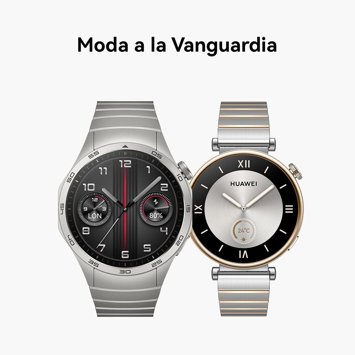 Huawei Watch GT4 41mm Elegant acero Smartwatch Acero-3